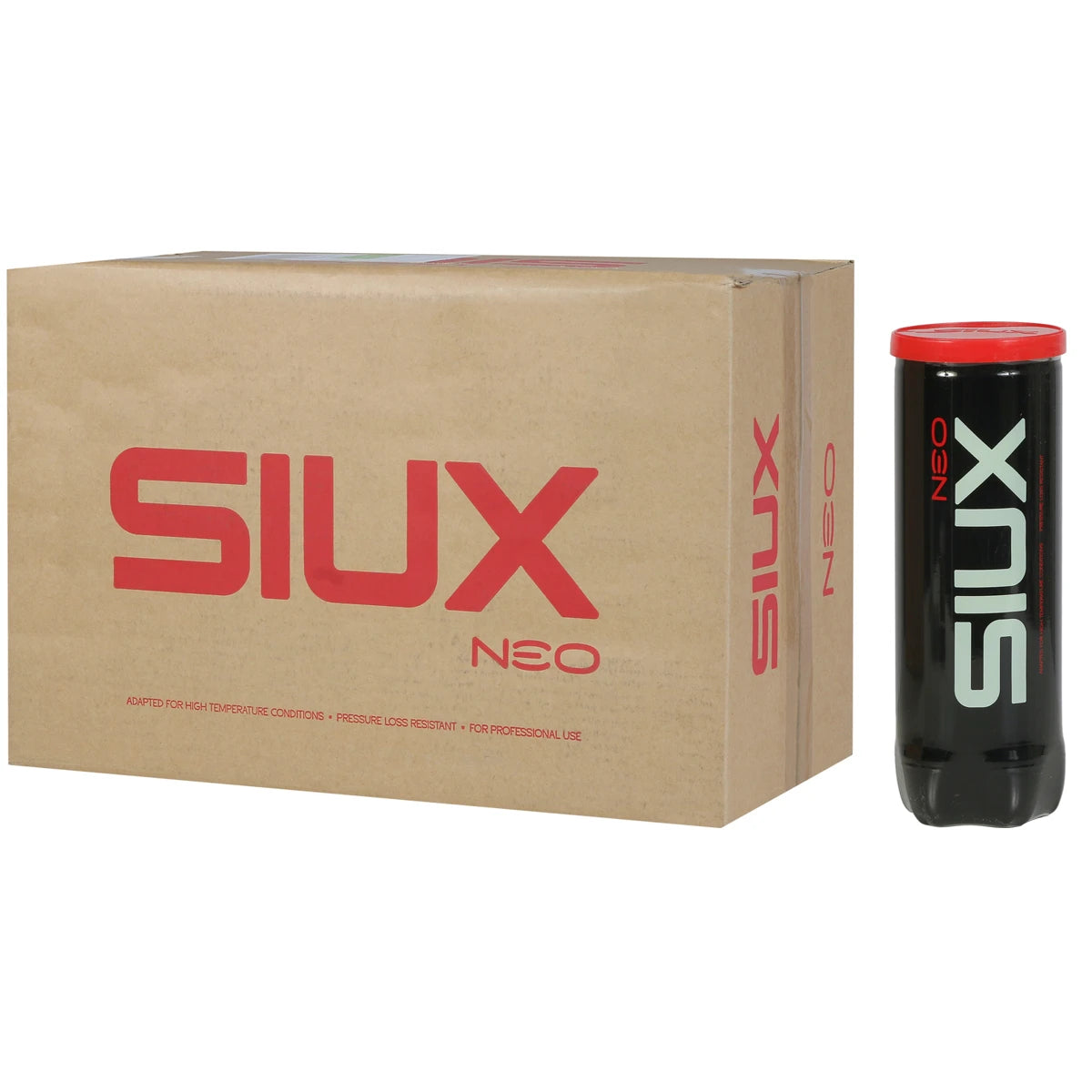 CARTON DE 24 TUBES DE 3 BALLES DE PADEL SIUX NEO