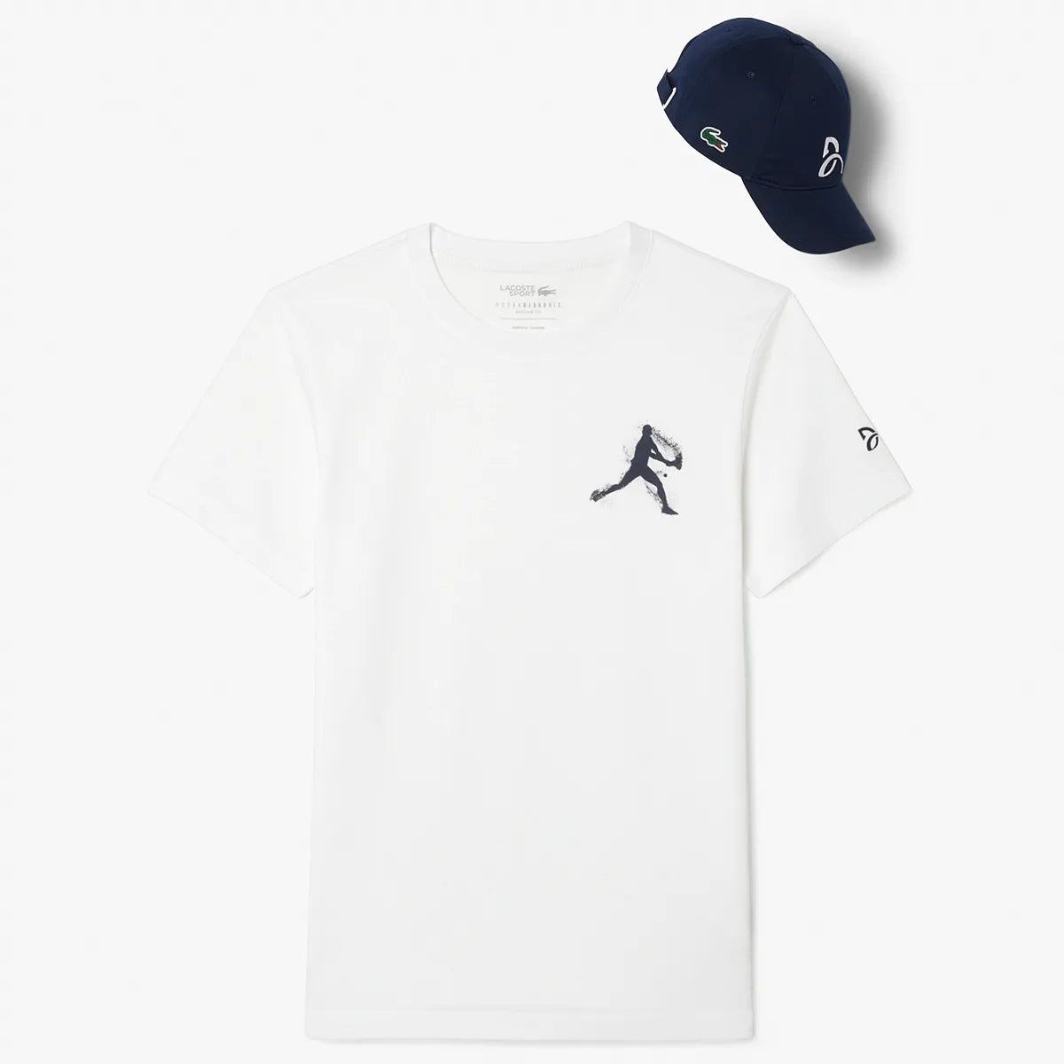 PACK T-SHIRT / CASQUETTE LACOSTE DJOKOVIC WIMBLEDON