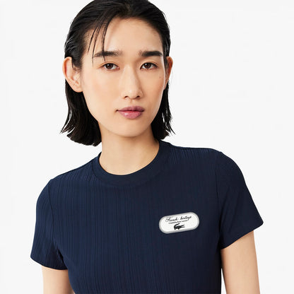 T-SHIRT FEMME LACOSTE HERITAGE