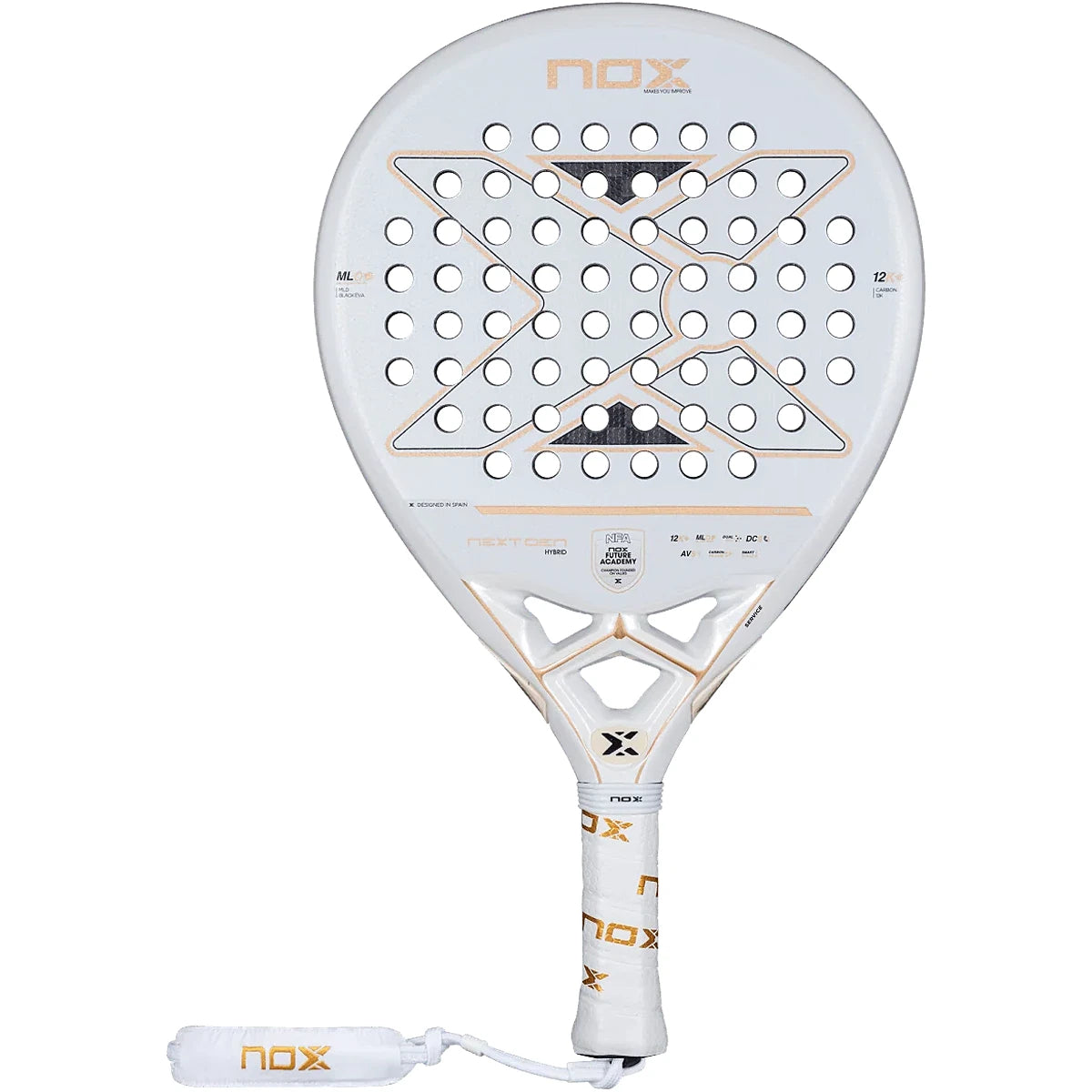 RAQUETTE DE PADEL NOX NEXTGEN PRO HYBRID 12K NFA SERIES