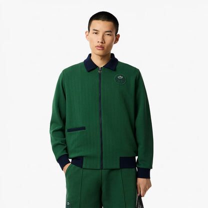 VESTE LACOSTE HERITAGE COTON