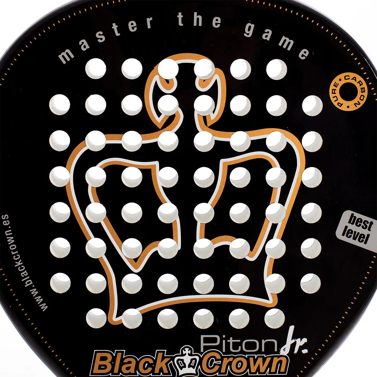 RAQUETTE DE PADEL JUNIOR BLACK CROWN PITON