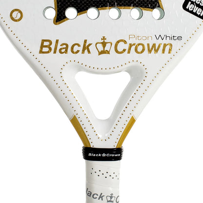 RAQUETTE DE PADEL BLACK CROWN PITON WHITE