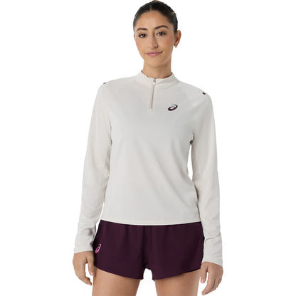 T-SHIRT ASICS FEMME MATCH 1/2 ZIP
