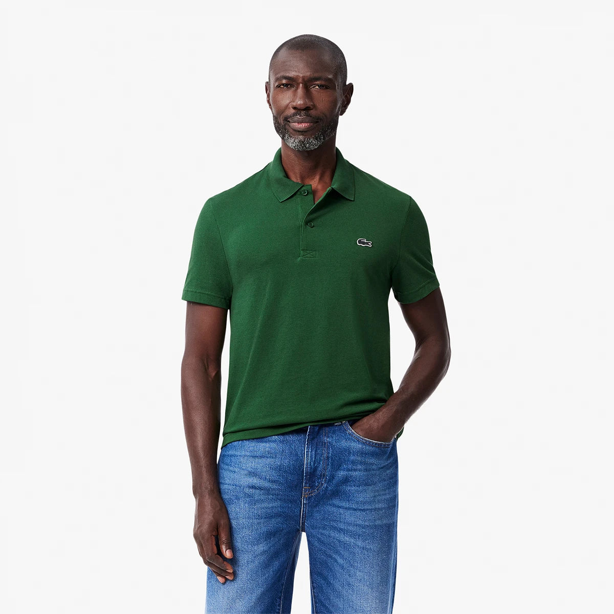 POLO LACOSTE CORE PERFORMANCE OTTOMAN REGULAR FIT