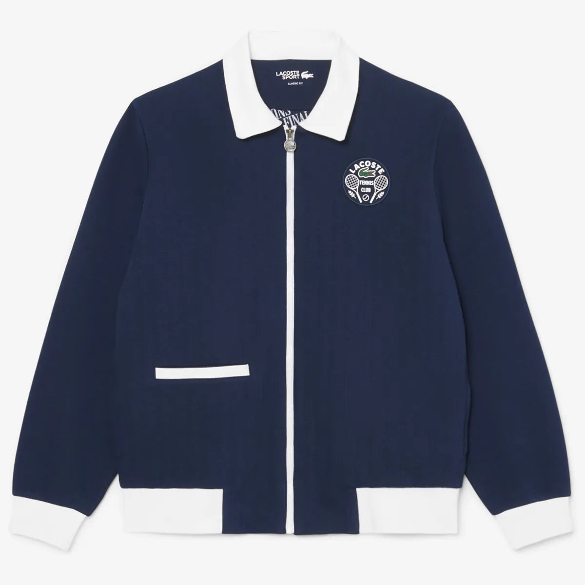 VESTE LACOSTE HERITAGE COTON
