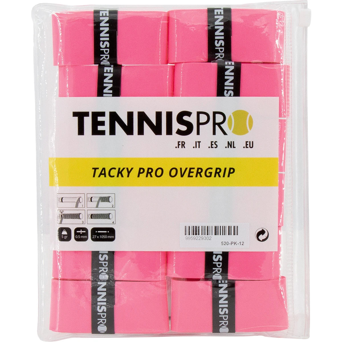 12 SURGRIPS TENNISPRO TACKY PRO 2.0