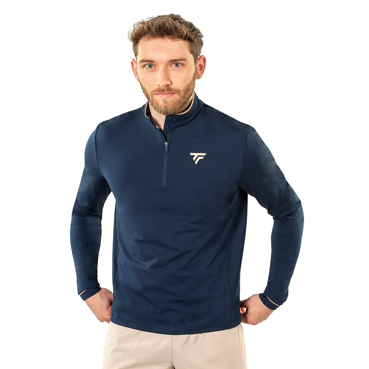 SWEAT TECNIFIBRE THERMOZIP MARINE