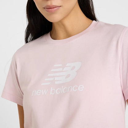T-SHIRT NEW BALANCE FEMME ESSENTIALS JERSEY LOGO