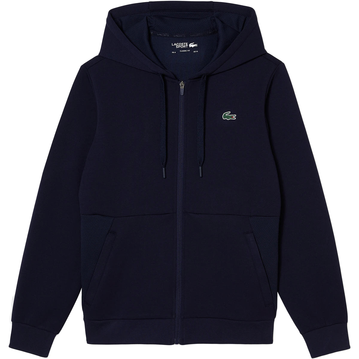 SWEAT LACOSTE A CAPUCHE FZ CORE PERRFORMANCE