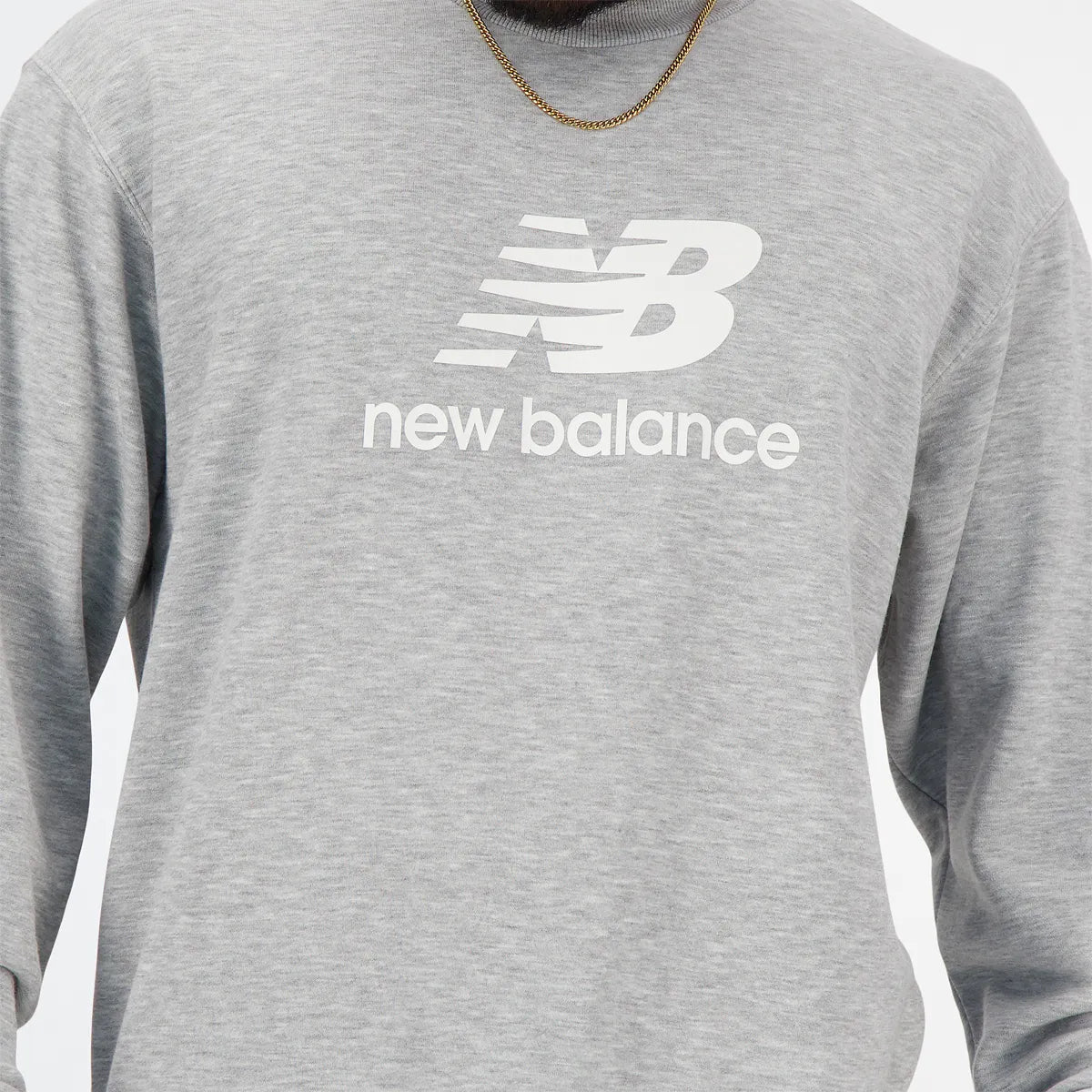 SWEAT NEW BALANCE ESSENTIALS FRENCH TERRY LOGO CREW