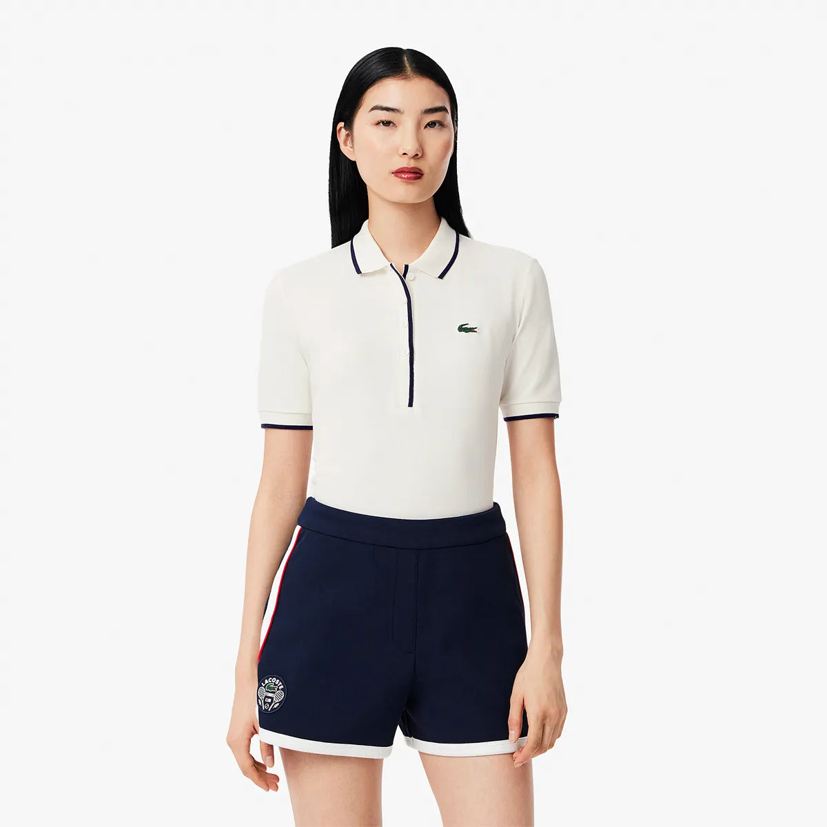 POLO LACOSTE FEMME HERITAGE