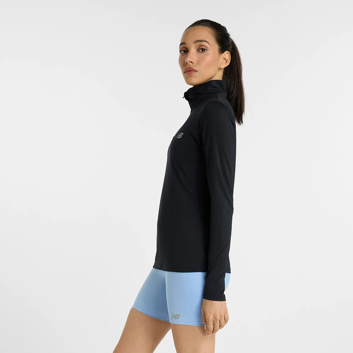 T-SHIRT NEW BALANCE FEMME SPORT SPORT QUARTER ZIP