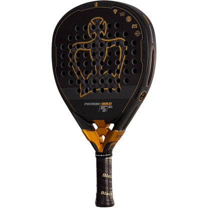 RAQUETTE DE PADEL BLACK CROWN PATRON GOLD