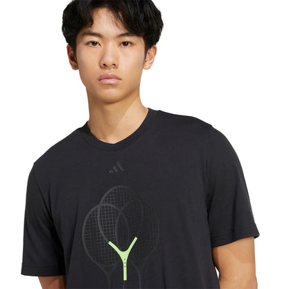 T-SHIRT ADIDAS GRAPHIC RAQUETTE