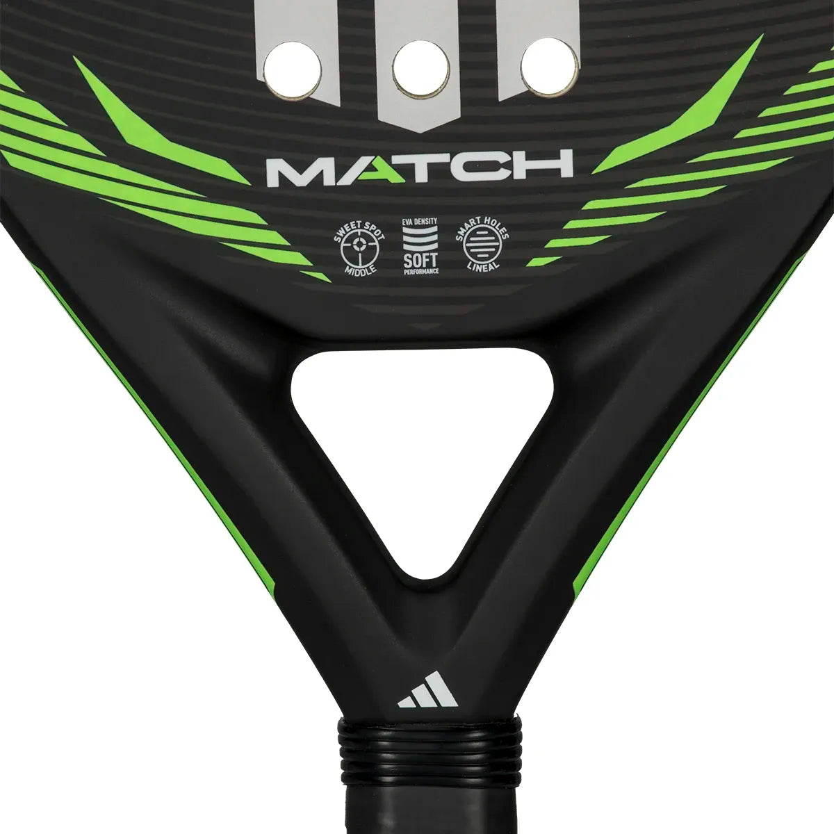 RAQUETTE DE PADEL ADIDAS MATCH BLACK/GREEN 2026