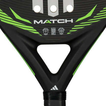 RAQUETTE DE PADEL ADIDAS MATCH BLACK/GREEN 2026