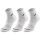 3 PAIRES DE CHAUSSETTES BABOLAT QUARTER (ANKLE)