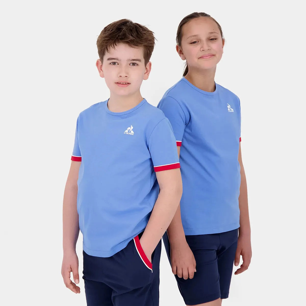 T-SHIRT LE COQ SPORTIF JUNIOR TRICOLORE
