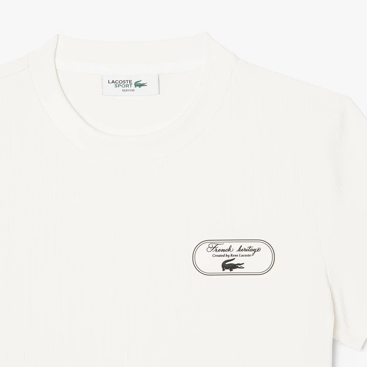 T-SHIRT FEMME LACOSTE HERITAGE