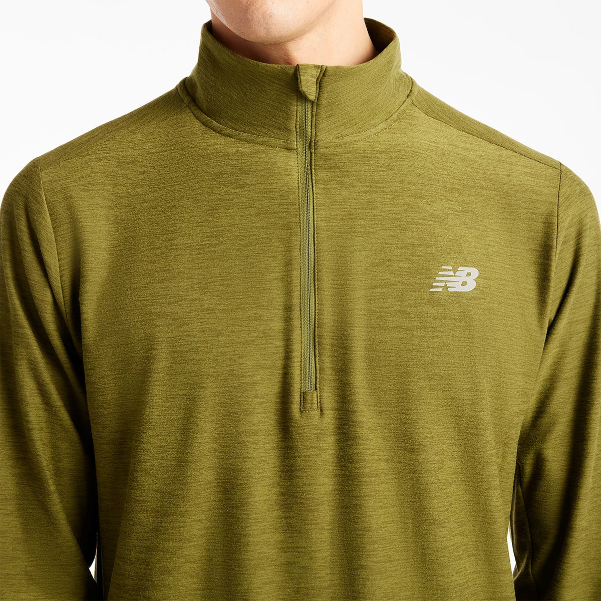 T-SHIRT MANCHES LONGUES NEW BALANCE 1/4 ZIP SPORT ESSENTIALS