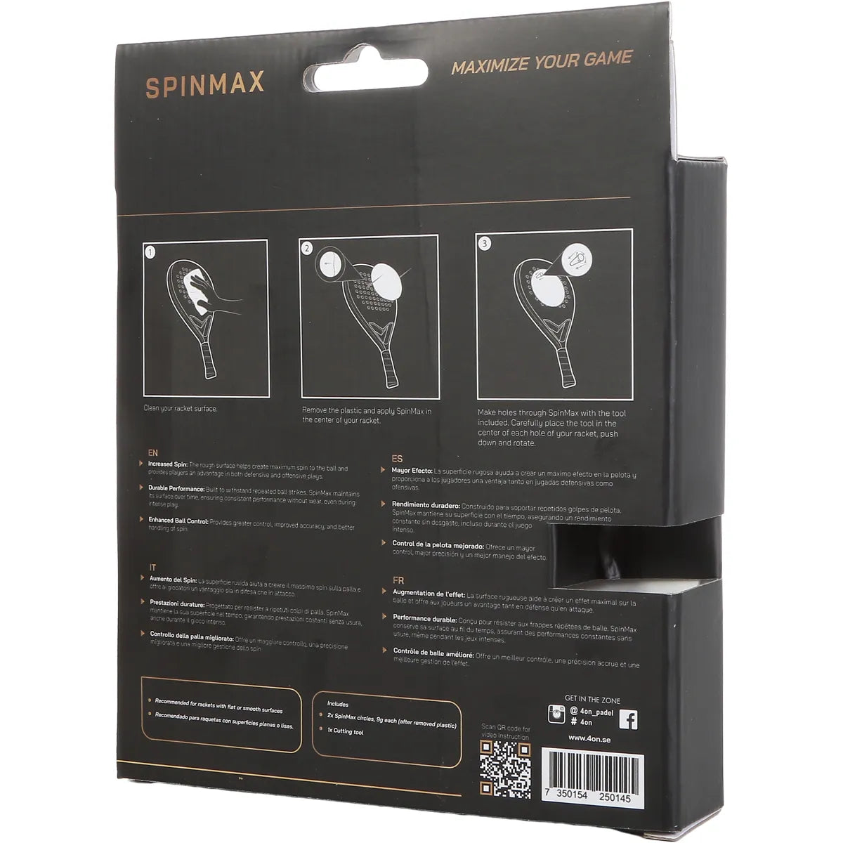 KIT 4ON TOTAL SPIN MAX