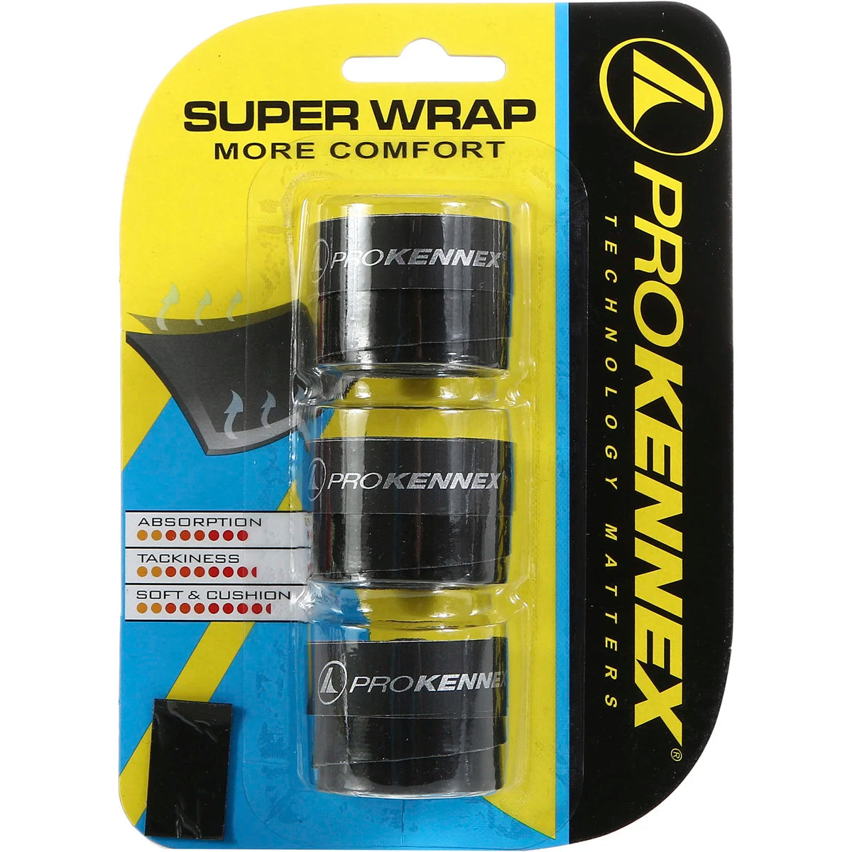 3 SURGRIPS PRO KENNEX SUPERWRAP