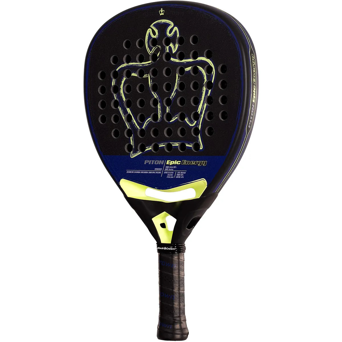 RAQUETTE DE PADEL BLACK CROWN PITON EPIC ENERGY