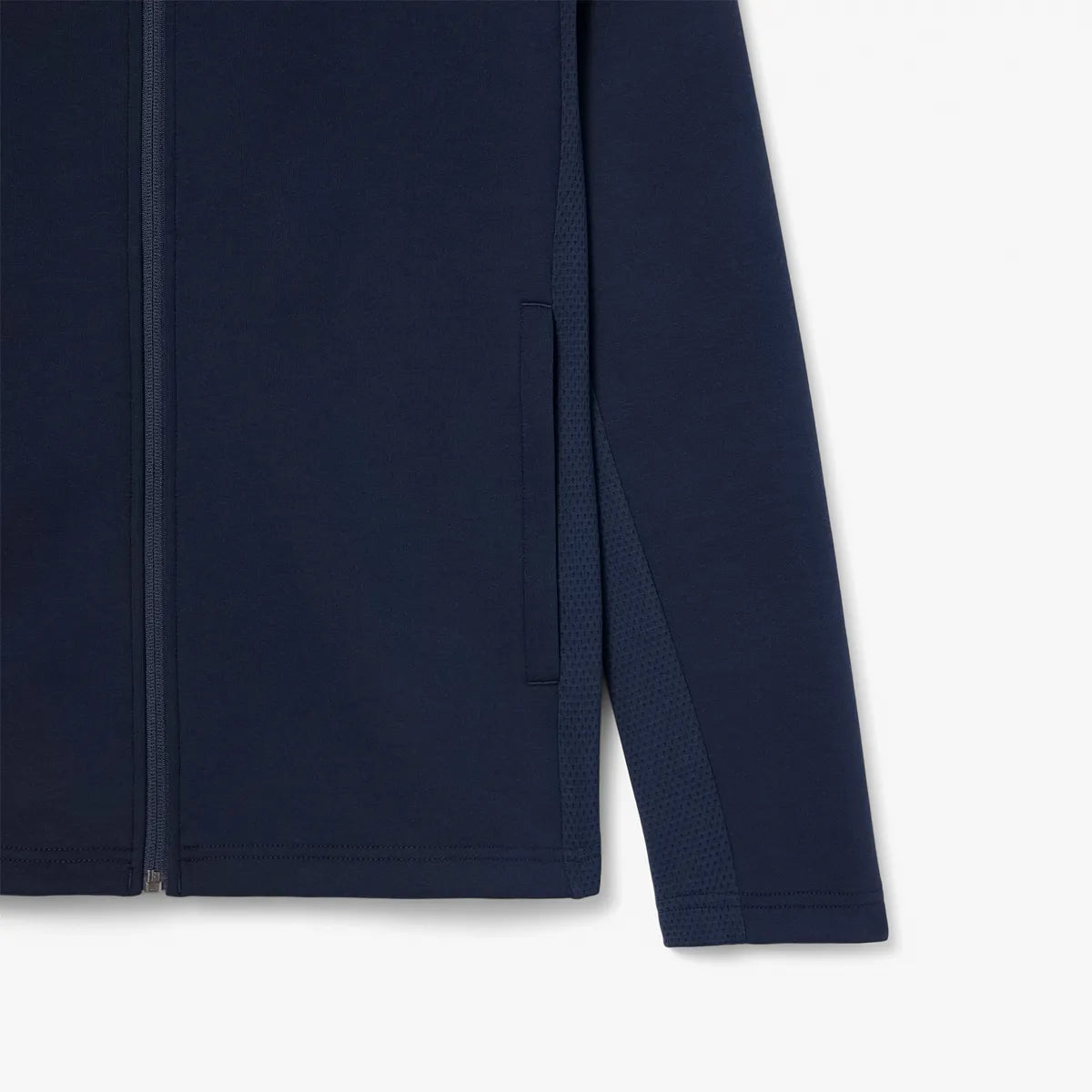 SWEAT LACOSTE CORE PERRFORMANCE A CAPUCHE FZ MESH