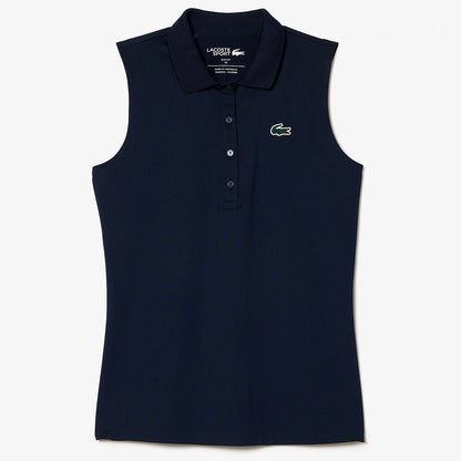 POLO LACOSTE FEMME CORE PERFORMANCE SANS MANCHES