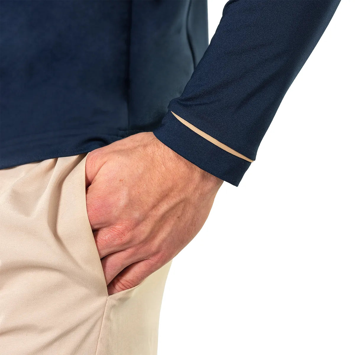 SWEAT TECNIFIBRE THERMOZIP MARINE