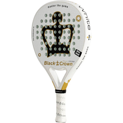RAQUETTE DE PADEL BLACK CROWN PITON WHITE