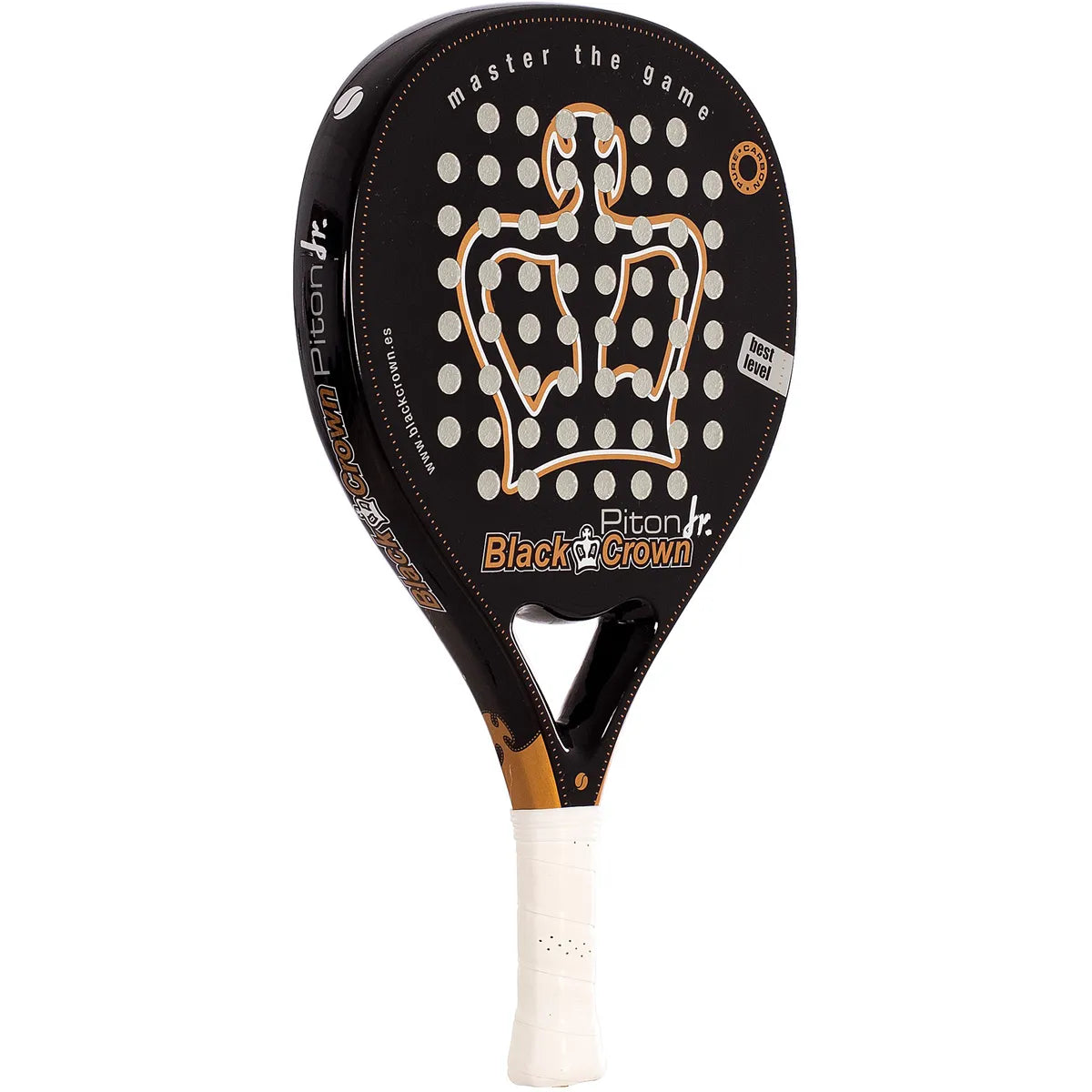 RAQUETTE DE PADEL JUNIOR BLACK CROWN PITON