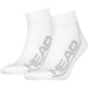 2 PAIRES DE CHAUSSETTES HEAD PERFORMANCE QUARTER (LOW)