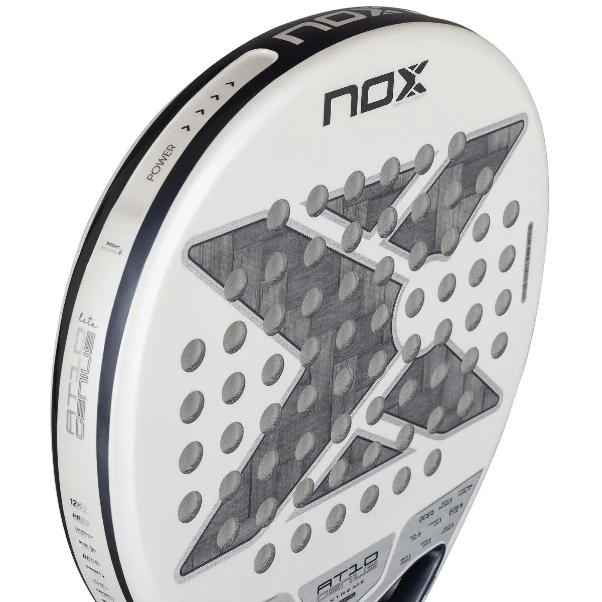 RAQUETTE DE PADEL NOX AT10 GENIUS 12K ALUM XTREME LITE BY AGUSTIN TAPIA 2026
