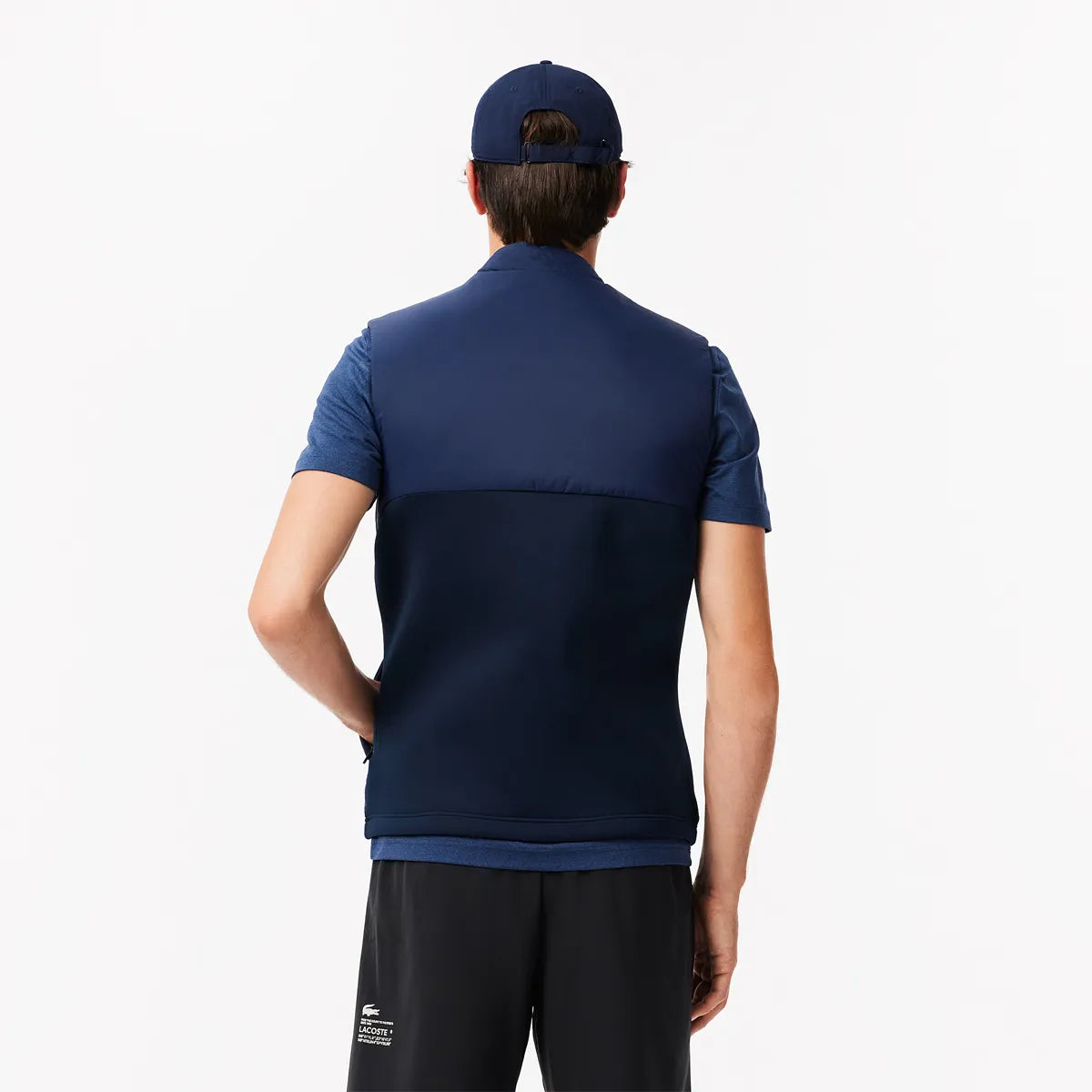 VESTE LACOSTE FZ SANS MANCHES ACTIVE PERFORMANCE