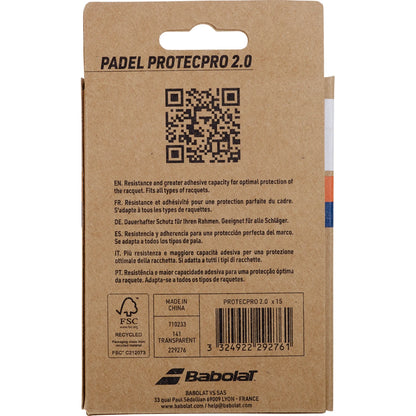 BANDE PROTECTRICE BABOLAT PADEL PROTECPRO 2.0 X15