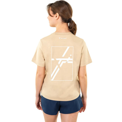 T-SHIRT TECNIFIBRE FEMME GRAPHIC SAND 2025