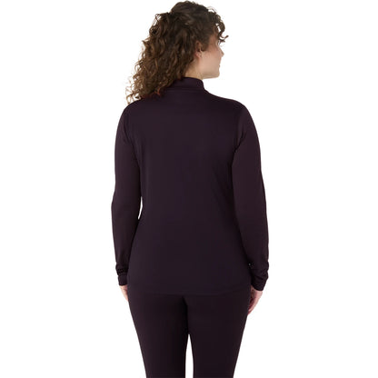 T-SHIRT ASICS FEMME CORE MANCHES LONGUES 1/2 ZIP