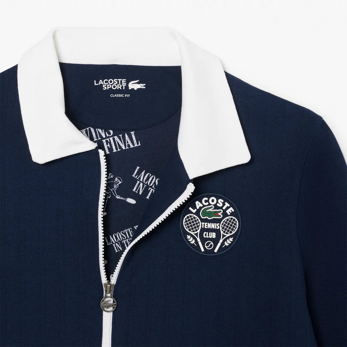 VESTE LACOSTE HERITAGE COTON