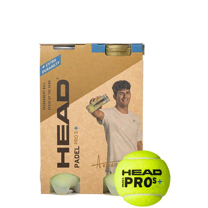 PACK DE 2 TUBES DE 3 BALLES HEAD PADEL PRO S+