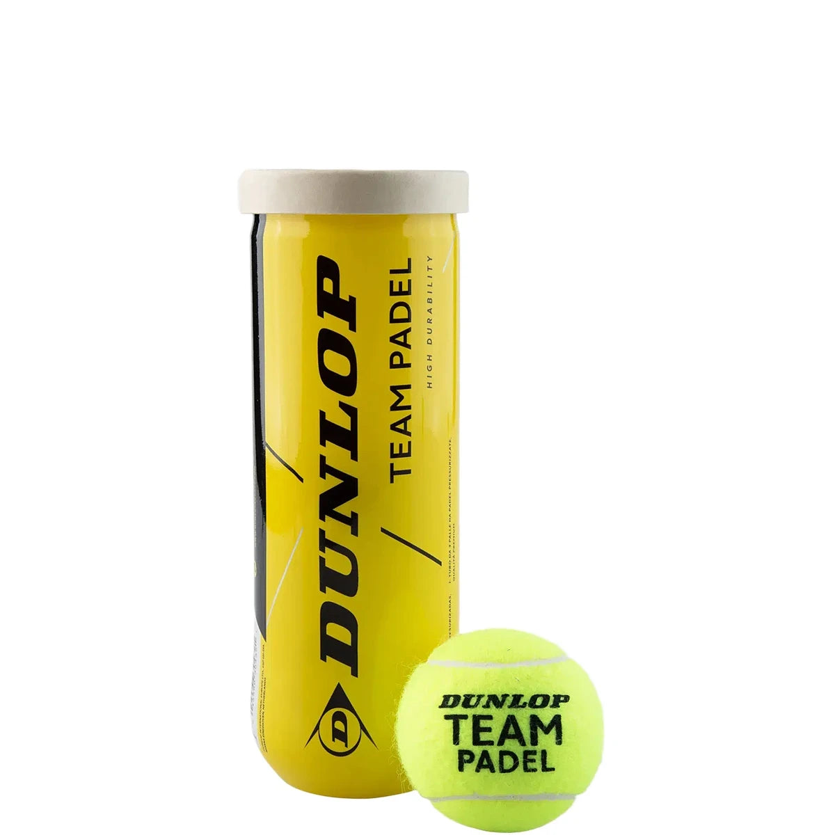 TUBE DE 3 BALLES DUNLOP TEAM PADEL