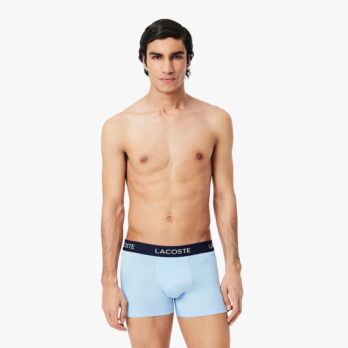 PACK DE 3 BOXERS LACOSTE POLYESTER