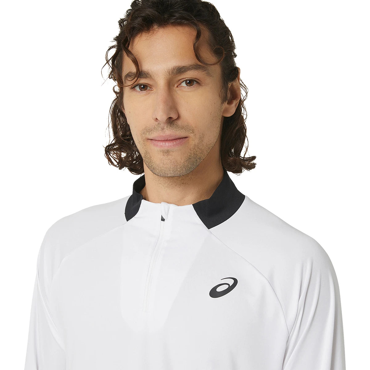 T-Shirt Asics Court Mangues Longues 1/2 Zip