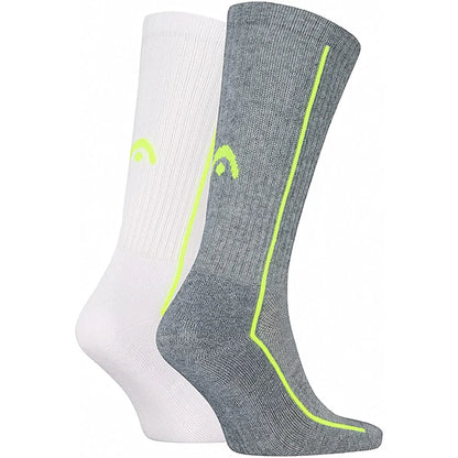 2 PAIRES DE CHAUSSETTES HEAD PERFORMANCE CREW (LONG)