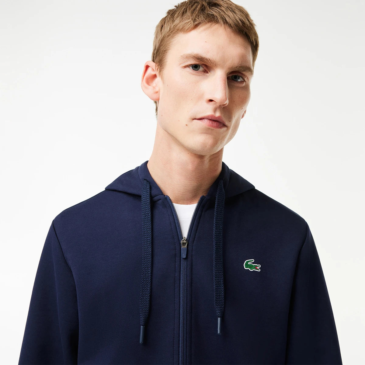 SWEAT LACOSTE A CAPUCHE FZ CORE PERRFORMANCE