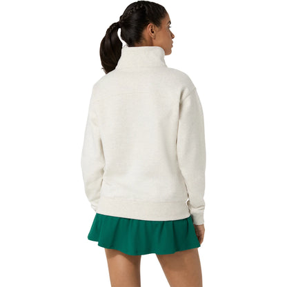 Sweat Asics Femme Court Graphic 1/2 Zip