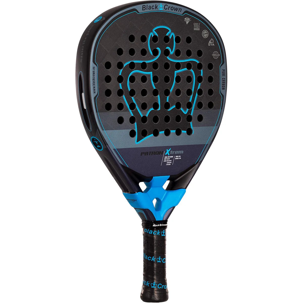 RAQUETTE DE PADEL BLACK CROWN PATRON XTREM
