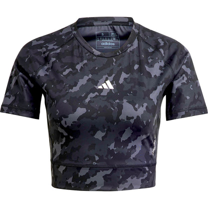 T-Shirt adidas Femme Print Crop
