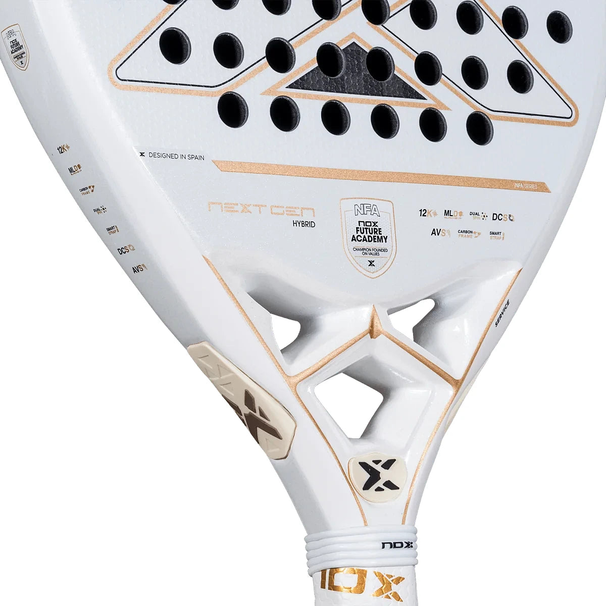 RAQUETTE DE PADEL NOX NEXTGEN PRO HYBRID 12K NFA SERIES